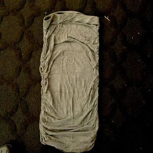 Strapless grey dress